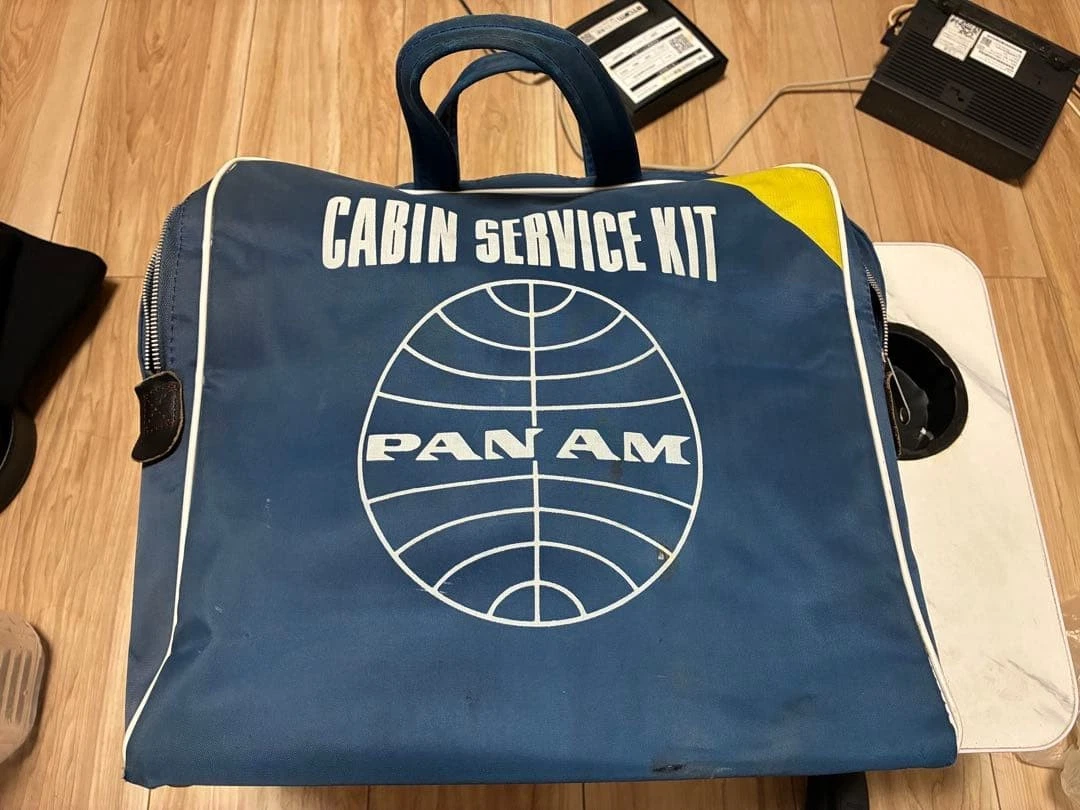 PAN AM CABIN SERVICE KIT バッグ 60〜70年代 値下げ Bag Pan Am Airlines Collectibles for sale | eBay