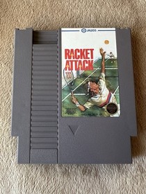 1988 NES Jaleco Racket Attack Box CIRCLE SOQ Rev-A + Game NO SLEEVE NO MANUAL
