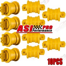 ASI 10pcs Track Roller Bottom Roller Fits Komatsu D20 D21 D20A D21A D21P D20P
