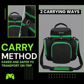 Carrying Case Compatible with Xbox Series X Travel Bag with Multiple Storage ...