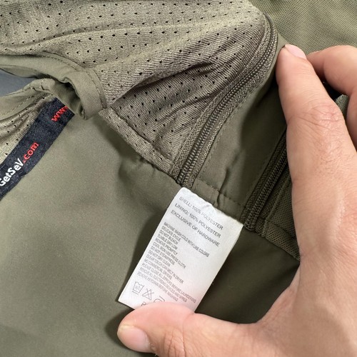Scottevest Vest Mens Large Olive Green TEC Travel Utility Pockets Outdoor Jacket - Picture 8 of 12