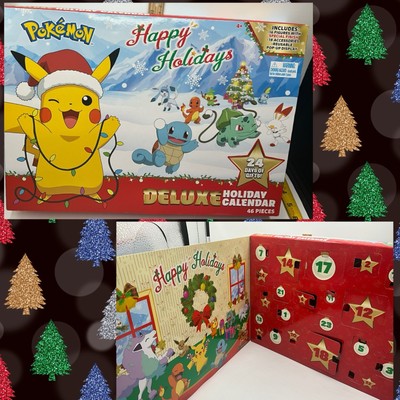 Pokemon Happy Holidays Deluxe Christmas Advent Calendar Pop-Up N Play 2021 ATL