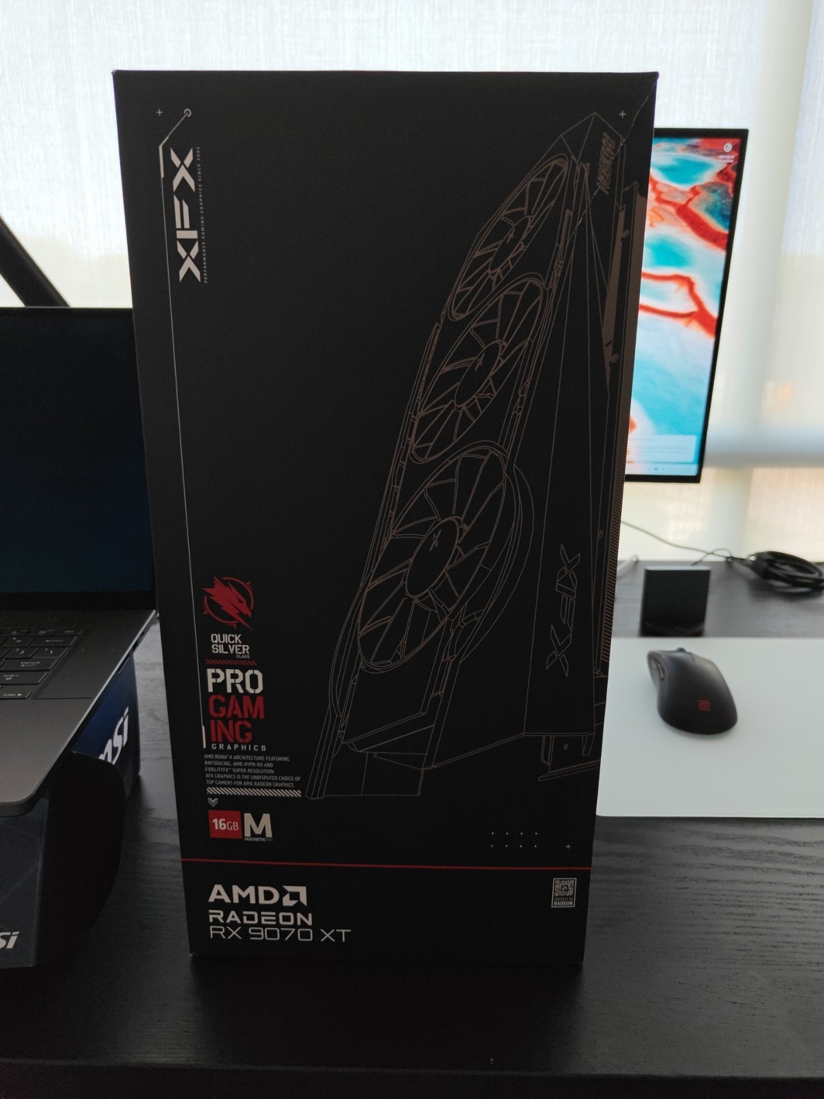 XFX Quicksilver AMD Radeon RX 9070 XT