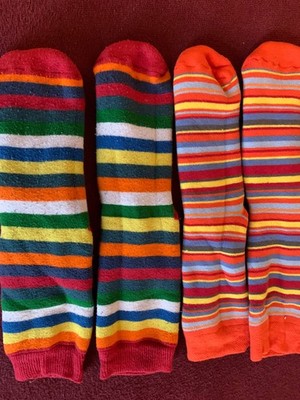 Socks 4 Fun - Stoppersocken Frottee - Gr. 31-34 - Streifen