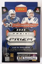 2023 Panini Prizm NFL Football Hanger Box Purple Gold Wave Factory Sealed