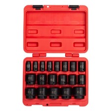 1/2"Drive SAE Impact Socket Set (19-Piece)