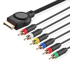 PS2 Component Video Cable RCA YPbPr Premium AV Cable