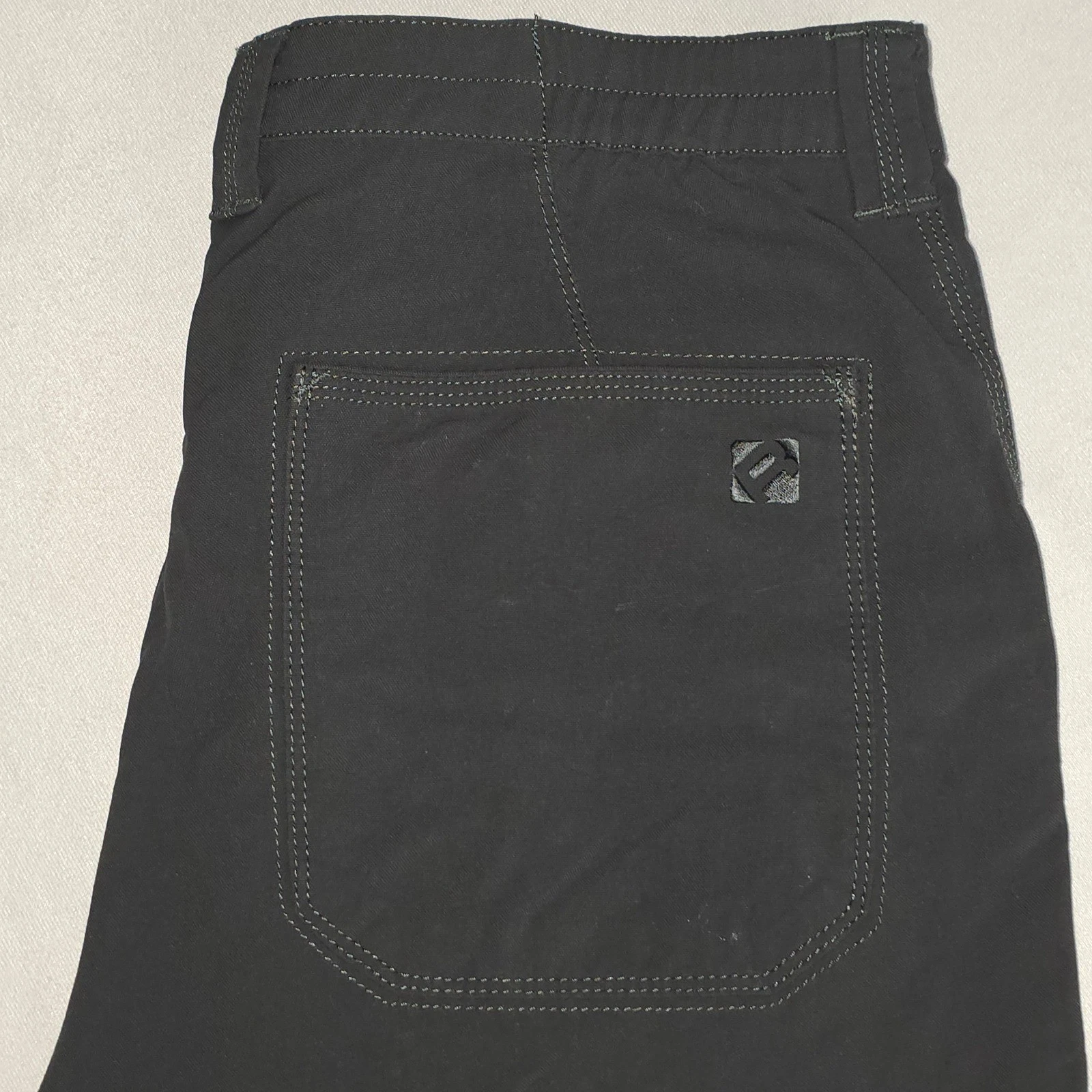 Rohan On Route Trousers Men Reg Charcoal Grey Outdoor Hiking Travel Pants 36X30
