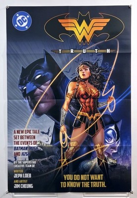Batman Wonder Woman Truth Folded Promo Poster 24x36 (DC, 2026) New [FP742]