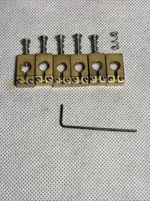 1987 Paul Reed Smith Custom  CU24 Brass Bridge Saddles  USA