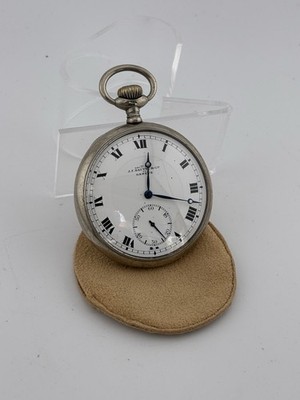 Girard Perregaux Taschenuhr Silber 53mm Handaufzug Genf Vintage