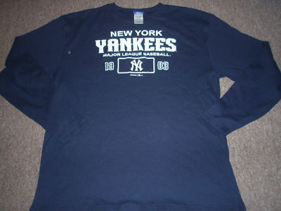 REEBOK MLB NEW YORK YANKEES THERMAL LS SHIRT S | eBay