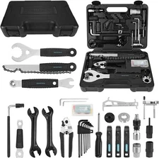 Swiss Tech 30 Pcs Bicycle Repair Tool Kit Maintenance Tool Set with Storage Case