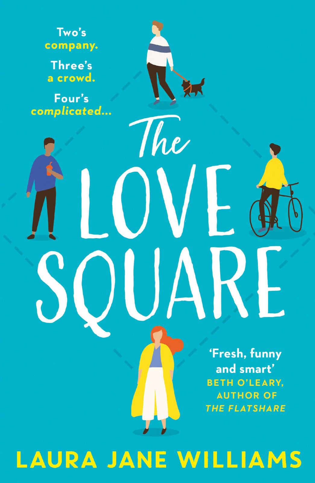 The Love Square by Laura Jane Williams (Paperback) New Book - Romance