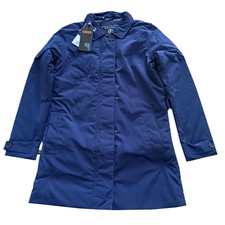 Henri Lloyd Women's Consort Memory Long Blue Jacket Uk M Rrp £220
