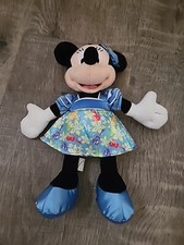 Disney Parks Aulani Resort  Spa hawaii Minnie Mouse Plush Island Dress 12" Rare