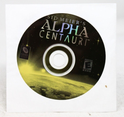 Sid Meier's Alpha Centauri (PC, 1998) Disc only.
