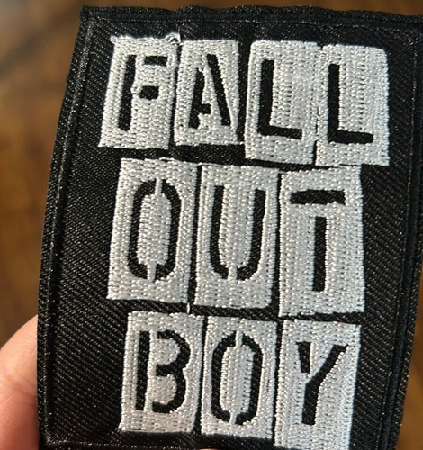 Fall Out Boy Pop Rock Metal Music Band patch logo iron sew on embroidered - Picture 7 of 8