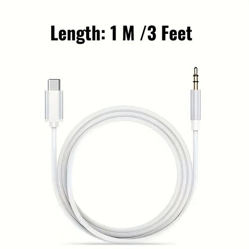 Câble cordon adaptateur voiture audio pour iPhone 15 Pro Max 15 Plus 8 broches à 3,5 mm AUX - Photo 2 sur 6