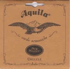 Aquila Nylgut Soprano Ukulele Strings Set 4U Regular Tuning GCEA High G Italy