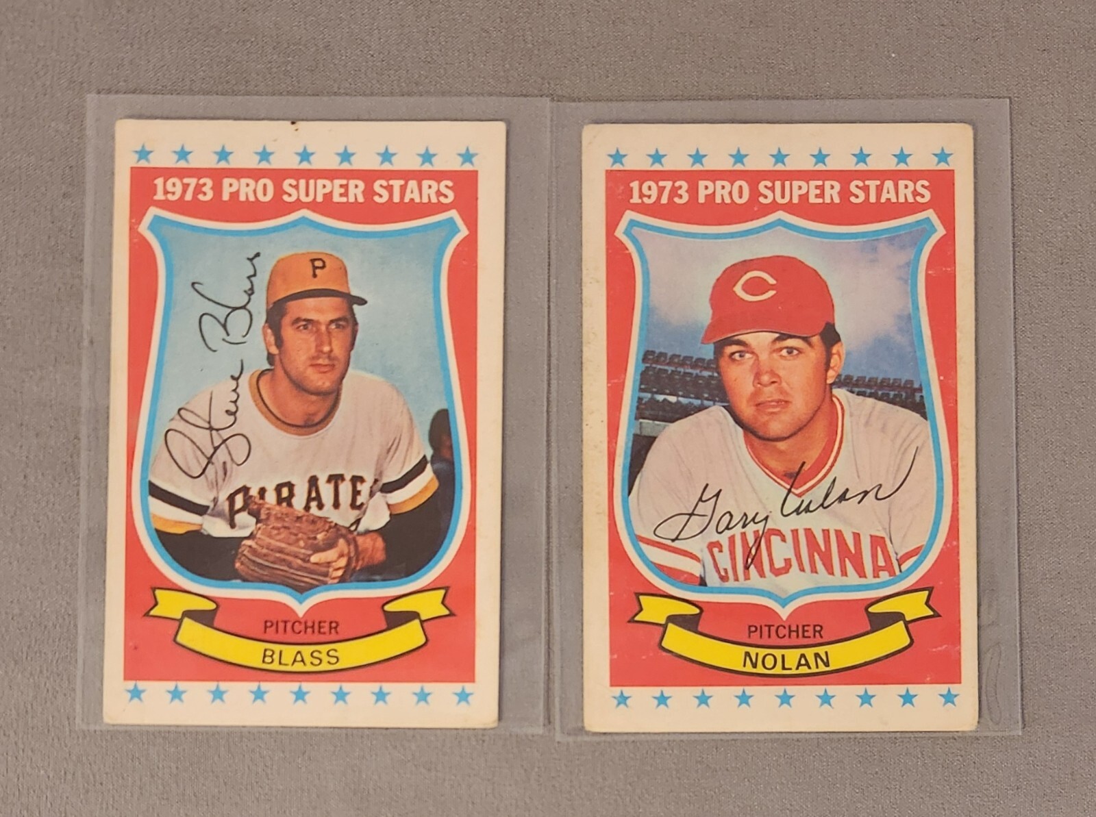 1973 Kellogg's Pro Super Stars #11 Steve Blass & #30 Gary Nolan Lot