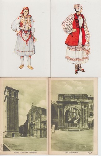 CROACIA 80 Postales Vintage en su mayoría anteriores a 1940 con MEJOR (L3887) - Imagen 4 de 12