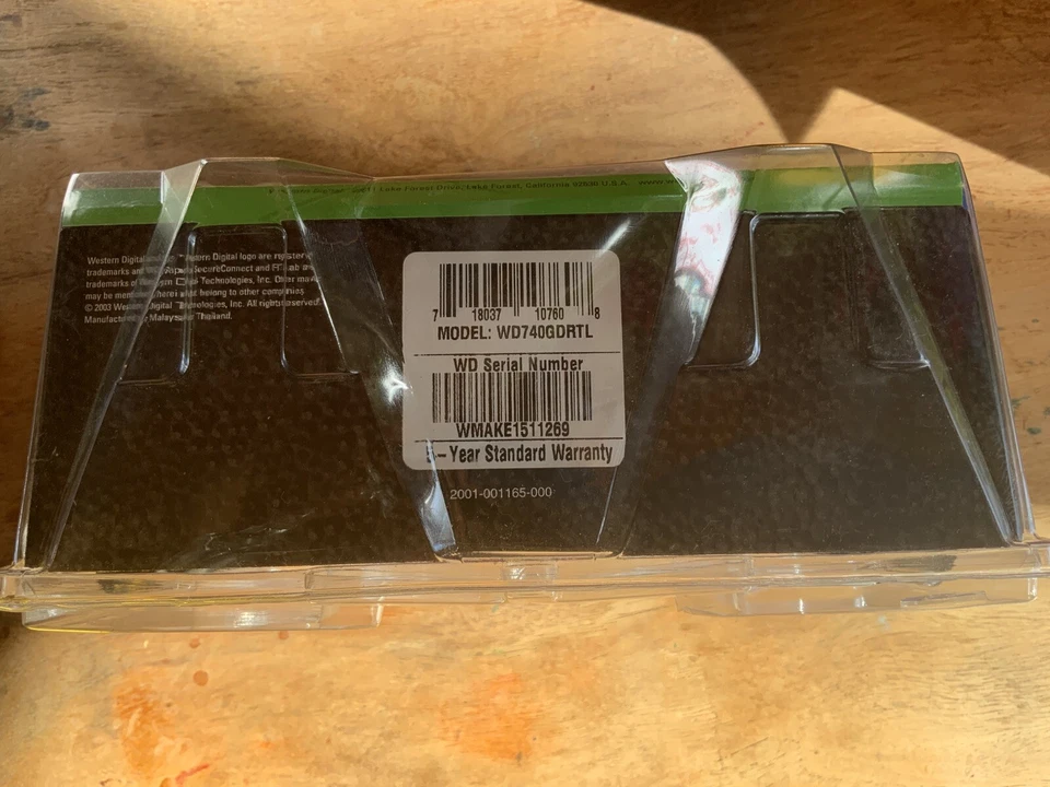 Western Digital WD740GDRTL WD Raptor 74GB SATA HARD DRIVE 10K RPM **New in PKG - Image 4 of 4