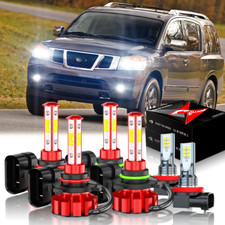 9005 9006 H11 Led Combo Headlight Fog Light Kit High Low Beam Bulb White 6500k