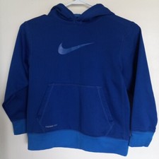 Youth Nike Pull Over Hoodie Blue Boys Size Small