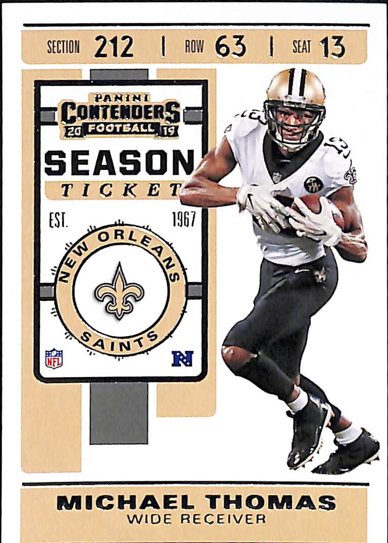 2019 Panini Contenders #80 Michael Thomas