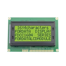 LCD1604 16x4 Character LCD Display Module LCM Yellow Blacklight 5V For Arduino