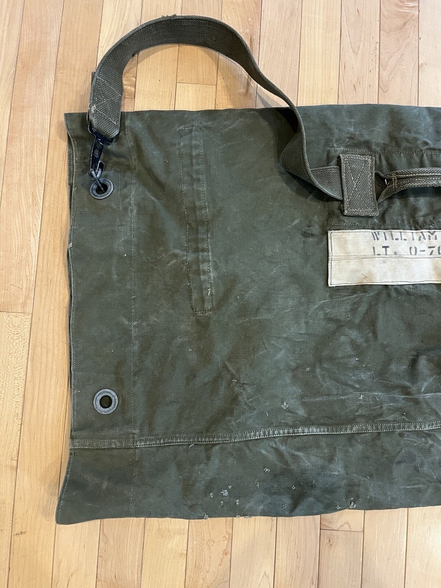 WWII US Army Canvas Duffel Bag~Vet Named~Numbered Stencil Dated