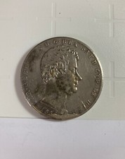 Copia Moneta 5 Lire 1835 Carlo Alberto Regno di Sardegna Argento Replica Rara