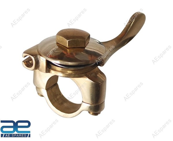 "Luft Choke Mag Hebel Messing Rechts Set 7/8 \" Lenker FüR Norton BSA Triumph Ecs"-image