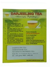 Darjeeling Tea FRESH SECOND FLUSH 2026 DARJEELING WHITE TEA 100 gms