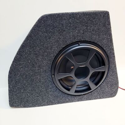 Phase Linear Subwoofer Gehäuse für Fiat 500 Kofferraum passgenau