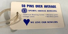 St. Louis Redbird Lanes Vintage Sports Areas Bowling Luggage Tag