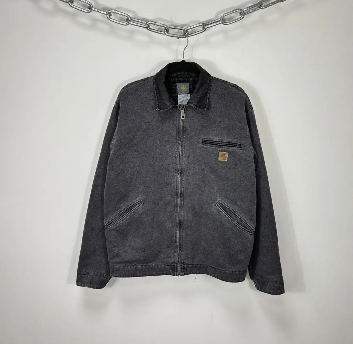【激レア】Carhartt DetroitカーハートデトロイトJ97CRI Crazy Vintage 00s Carhartt Detroit Jacket J97 CRI One of the