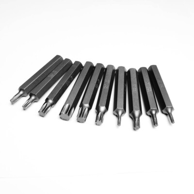 Bit T-Profil Torx, Antrieb 10,0 mm (3/8'') Bits 75 mm lang T10 - T60 nach Wahl