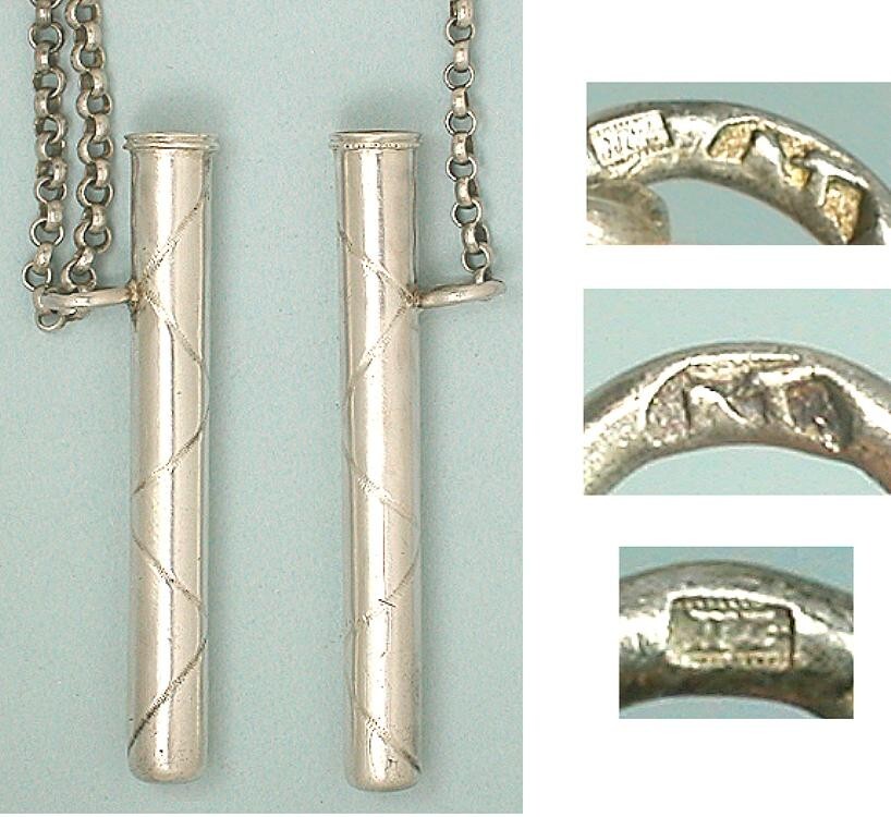 Vintage Silver Knitting Needle Guards * Continental * Circa 1950s eBay