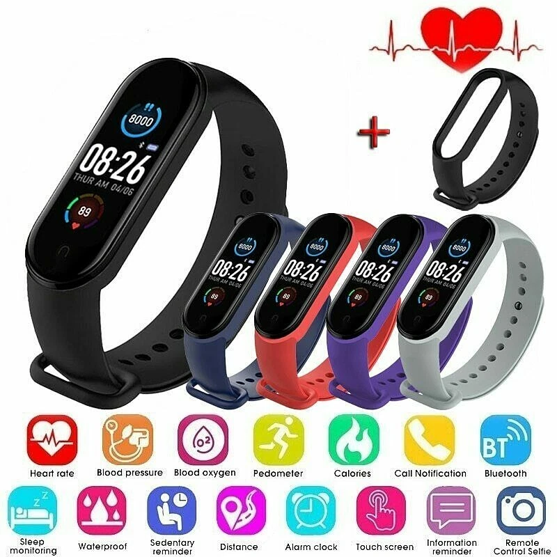 Smart Bracelet Heartrate Monitor Pulsera Reloj Inteligente para