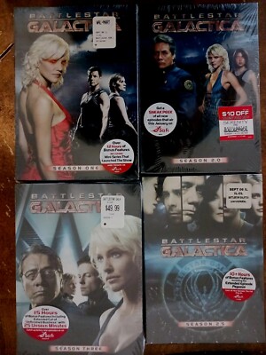 Battlestar Galactica Series DVD Box Set Lot Seasons 1, 2, 2.5, 3 New McDonnell 