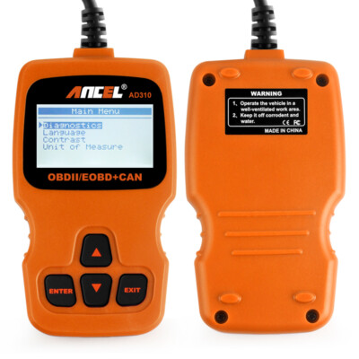 Ancel AD310 Check Engine Car Code Reader OBD2 Scanner EOBD Reset Light Live Data