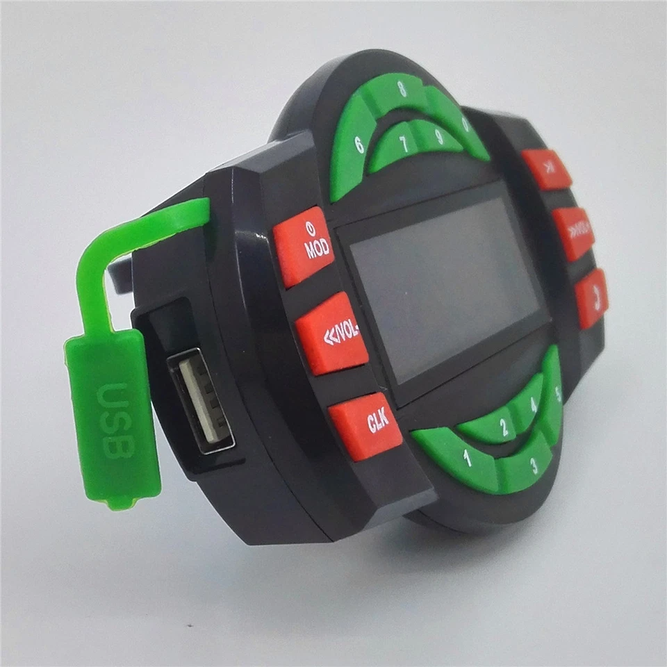 Sistema de sonido para motocicleta MP3 FM USB Bluetooth Audio Radio Altavoz estéreo EE. UU. 2 piezas Foto 4 de 4