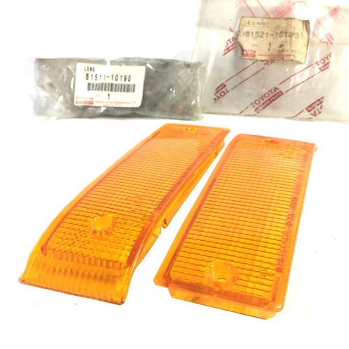 Genuine For Toyota Starlet EP70 71 NP70 Lens Front Turn Signal Lamp Pair LH+RH - Picture 3 of 12