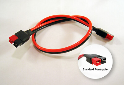 18'' Extension Jumper Cable fits ANDERSON POWERPOLE Sermos Cord 10AWG 45Amp Guage