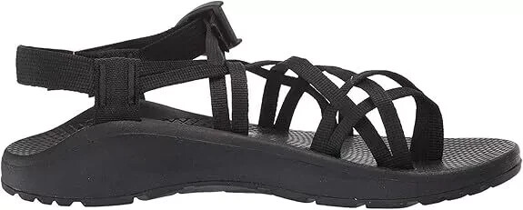 Chaco ZX/2 Cloud Size US 11 Women's Strappy Sandals Solid Black