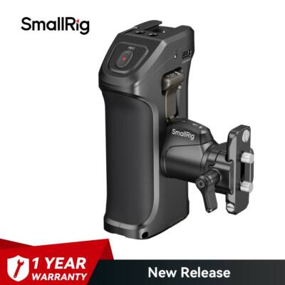 SmallRig Rotating Side Handle with Trigger REC for Canon Selected Cameras, for Blackmagic Design Selected Cameras, Compatible with F550/570 Battery, Shutter Control, for Canon R3 / R5 / R6-5235