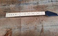 24 FRET SHRED GUITAR NECK REPLACEMENT MAPLE, STEEL FRET DIY SHRED NECK BUILD