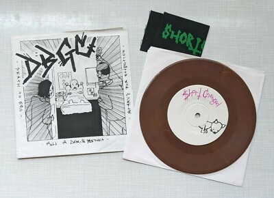 Short Changed / D.B.G.C. Self Titled S/T ST 7'' Brown Vinyl Record